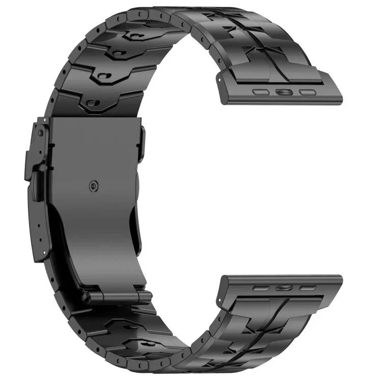 26mm クイックリリース フラットバックル チタン合金 ウォッチバンド、Apple Watch 46mm / 49mm / 45mm / 44mm 用
