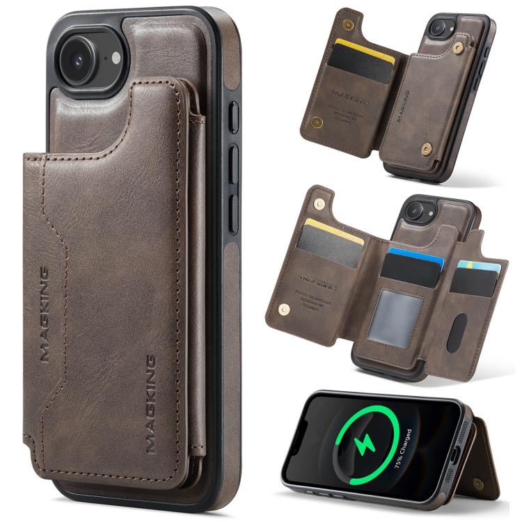 MAGKING K3シリーズマグセーフRFIDカードバッグ着脱式iPhoneケース、iPhone 17e / 16e用、iPhone 17用、iPhone 16 Pro Max用、iPhone 16 Pro用、iPhone 16 Plus用、iPhone 16用