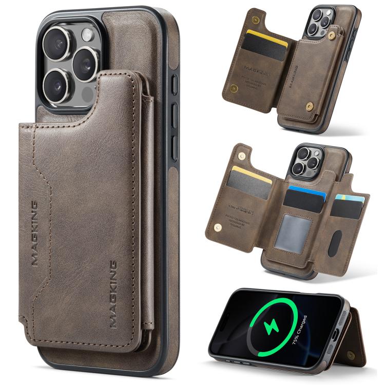 MAGKING K3シリーズマグセーフRFIDカードバッグ着脱式iPhoneケース、iPhone 17e / 16e用、iPhone 17用、iPhone 16 Pro Max用、iPhone 16 Pro用、iPhone 16 Plus用、iPhone 16用