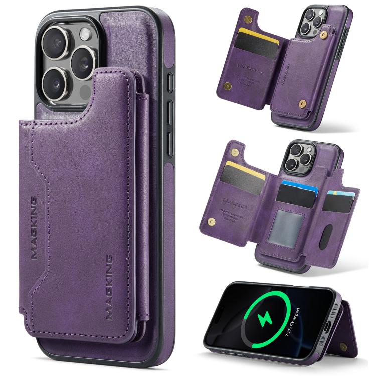 MAGKING K3シリーズマグセーフRFIDカードバッグ着脱式iPhoneケース、iPhone 17e / 16e用、iPhone 17用、iPhone 16 Pro Max用、iPhone 16 Pro用、iPhone 16 Plus用、iPhone 16用