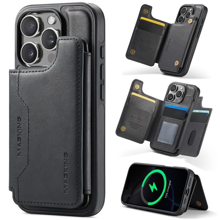 MAGKING K3シリーズマグセーフRFIDカードバッグ着脱式iPhoneケース、iPhone 17e / 16e用、iPhone 17用、iPhone 16 Pro Max用、iPhone 16 Pro用、iPhone 16 Plus用、iPhone 16用