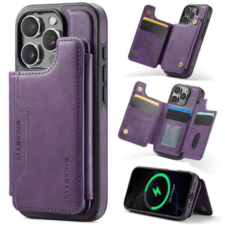 MAGKING K3シリーズマグセーフRFIDカードバッグ着脱式iPhoneケース、iPhone 17e / 16e用、iPhone 17用、iPhone 16 Pro Max用、iPhone 16 Pro用、iPhone 16 Plus用、iPhone 16用