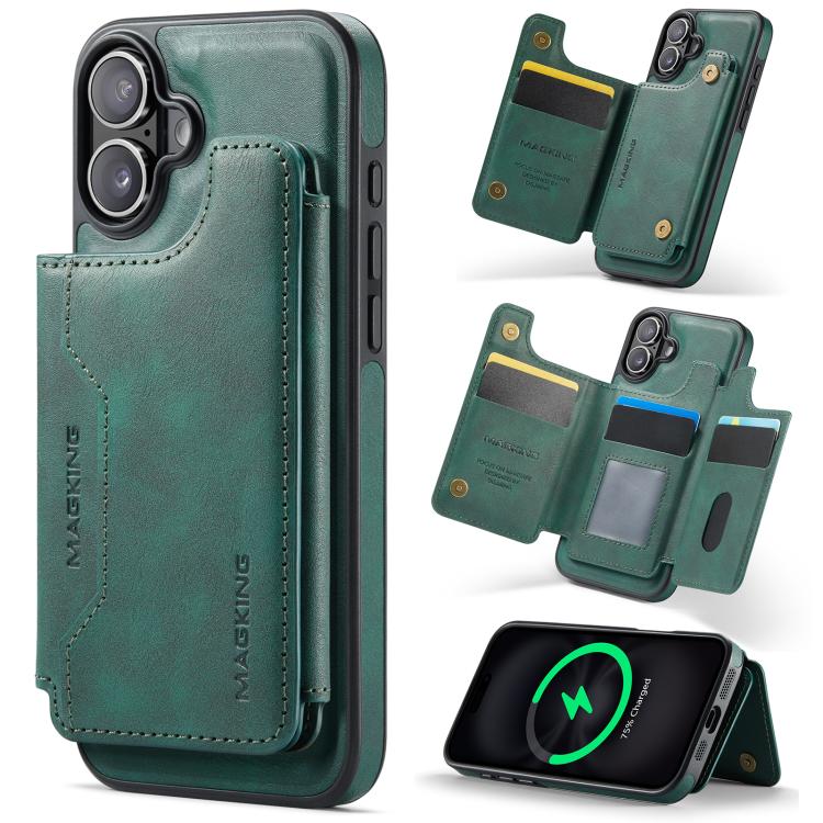 MAGKING K3シリーズマグセーフRFIDカードバッグ着脱式iPhoneケース、iPhone 17e / 16e用、iPhone 17用、iPhone 16 Pro Max用、iPhone 16 Pro用、iPhone 16 Plus用、iPhone 16用
