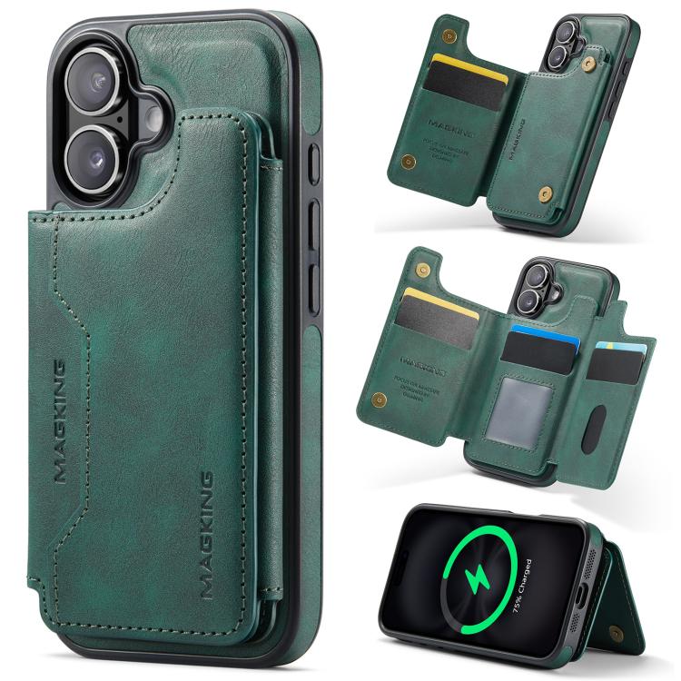 MAGKING K3シリーズマグセーフRFIDカードバッグ着脱式iPhoneケース、iPhone 17e / 16e用、iPhone 17用、iPhone 16 Pro Max用、iPhone 16 Pro用、iPhone 16 Plus用、iPhone 16用