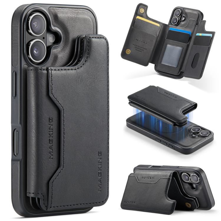 MAGKING K3シリーズマグセーフRFIDカードバッグ着脱式iPhoneケース、iPhone 17e / 16e用、iPhone 17用、iPhone 16 Pro Max用、iPhone 16 Pro用、iPhone 16 Plus用、iPhone 16用