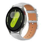 xDfind フラットヘッド ブラックシャーク 細粒レザー 時計バンド、Samsung Galaxy Watch Ultra / Ultra 2025 用、Samsung Galaxy Watch8 / Watch8 Classic 用、Samsung Galaxy Watch7 / FE / 6 / 5 / 4 用