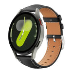 xDfind フラットヘッド ブラックシャーク 細粒レザー 時計バンド、Samsung Galaxy Watch Ultra / Ultra 2025 用、Samsung Galaxy Watch8 / Watch8 Classic 用、Samsung Galaxy Watch7 / FE / 6 / 5 / 4 用