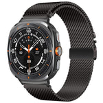 アンブレラバックル ミラネーゼ ステンレススチール 時計バンド、Samsung Galaxy Watch Ultra / Ultra 2025 用、Samsung Galaxy Watch8 / Watch8 Classic 用