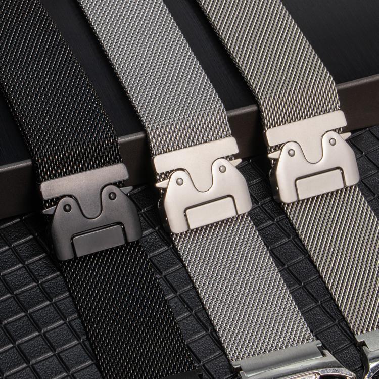 アンブレラバックル ミラネーゼ ステンレススチール 時計バンド、Samsung Galaxy Watch Ultra / Ultra 2025 用、Samsung Galaxy Watch8 / Watch8 Classic 用