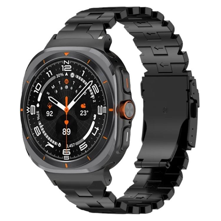 バタフライセーフティバックルチタン合金ウォッチバンド、Samsung Galaxy Watch Ultra 47mm / Ultra 2025用