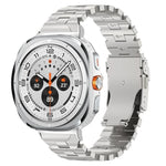 バタフライセーフティバックルチタン合金ウォッチバンド、Samsung Galaxy Watch Ultra 47mm / Ultra 2025用