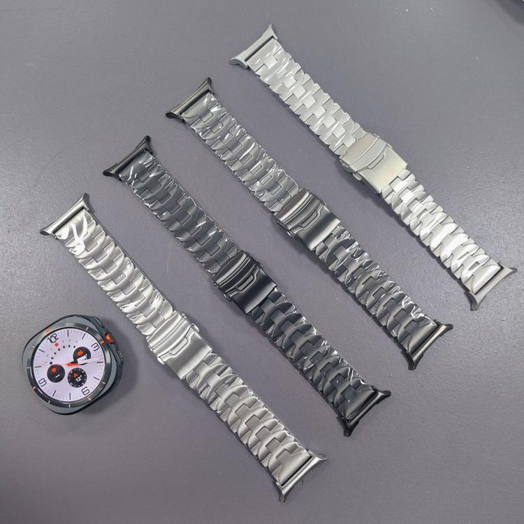 バタフライセーフティバックルチタン合金ウォッチバンド、Samsung Galaxy Watch Ultra 47mm / Ultra 2025用