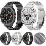 バタフライセーフティバックルチタン合金ウォッチバンド、Samsung Galaxy Watch Ultra 47mm / Ultra 2025用