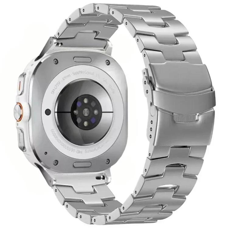 Safety Buckle Titanium Alloy Watch Band, For Samsung Galaxy Watch Ultra 47mm / Ultra 2025