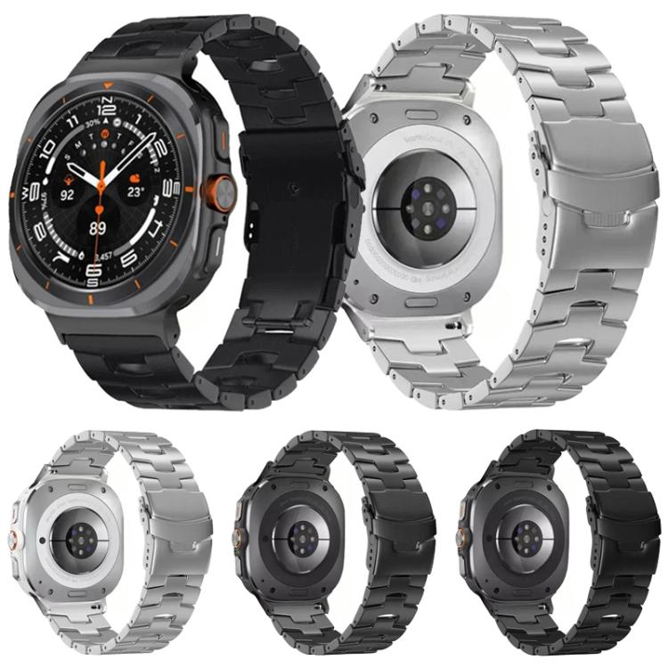Safety Buckle Titanium Alloy Watch Band, For Samsung Galaxy Watch Ultra 47mm / Ultra 2025