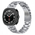 Five Beads Stainless Steel Metal Watch Band, For Samsung Galaxy Watch Ultra / Ultra 2025, For Samsung Galaxy Watch8 / Watch8 Classic