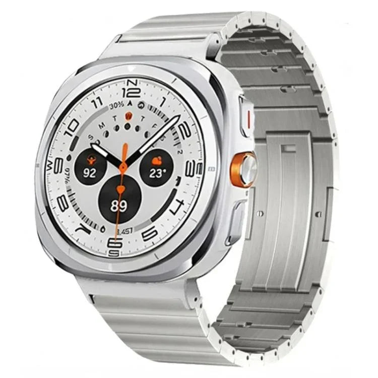 ワンビーズ サイドスライド クイックリリースバックル チタン合金ウォッチバンド, Samsung Galaxy Watch Ultra / Ultra 2025用, Samsung Galaxy Watch8 / Watch8 Classic用