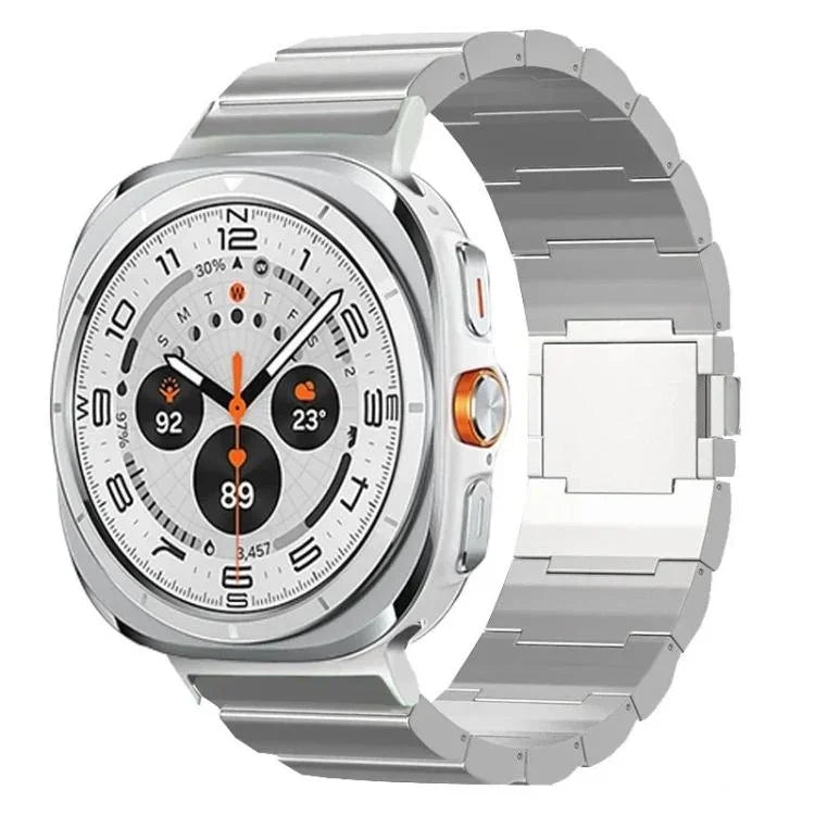 ワンビーズ マグネットバックル チタン合金ウォッチバンド, Samsung Galaxy Watch Ultra / Ultra 2025用, Samsung Galaxy Watch8 / Watch8 Classic用