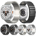 ワンビーズ マグネットバックル チタン合金ウォッチバンド, Samsung Galaxy Watch Ultra / Ultra 2025用, Samsung Galaxy Watch8 / Watch8 Classic用