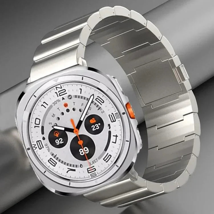 ワンビーズ マグネットバックル チタン合金ウォッチバンド, Samsung Galaxy Watch Ultra / Ultra 2025用, Samsung Galaxy Watch8 / Watch8 Classic用