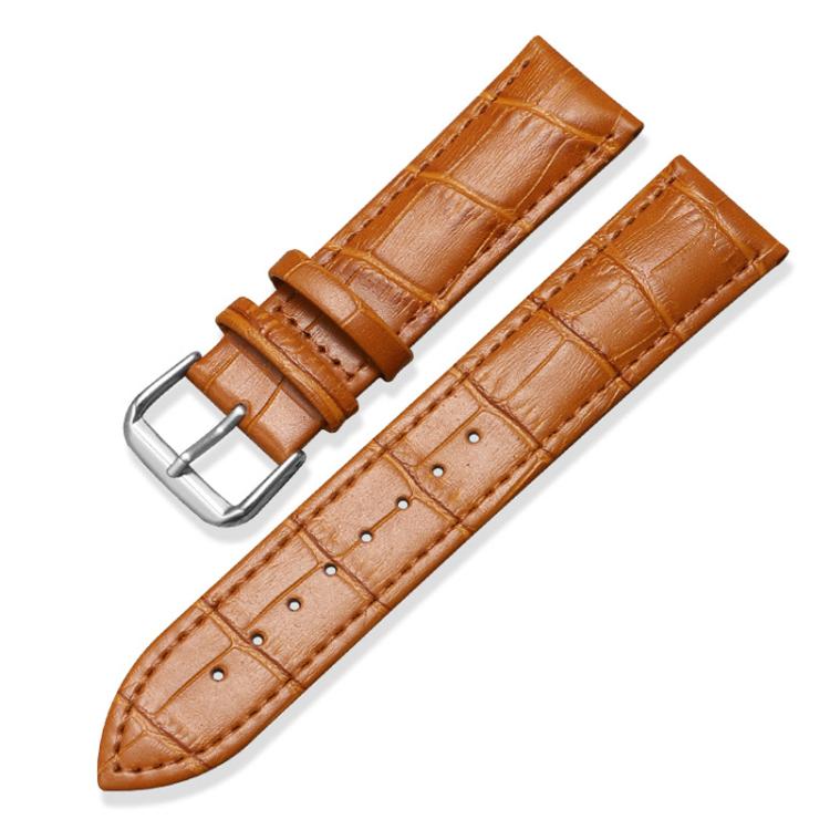 xDfind Bamboo Texture Pin Buckle Leather Watch Band, 24mm for Suunto 9 / 9 Baro / D5 / Core / 7, 12mm, 14mm, 18mm, 20mm, 22mm