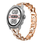 xDfind Small Twist Diamond Metal Watch Band, 20mm For COROS APEX 2 42mm / PACE 2, 20mm For Huawei Watch GT4 / GT3 / GT2, 20mm For Amazfit Bip U / Bip Lite / Bip 3 Pro, 20mm For Amazfit GTS4 Mini/3/2 /2e/2 Mini, 20mm For Xiaomi Haylou RS4 Plus LS11 / LS...