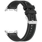 xDfind ハイブリッドナイロン編みシリコンウォッチバンド、Samsung Galaxy Watch 8 / 8 Classic 22mm用