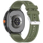xDfind ハイブリッドナイロン編みシリコンウォッチバンド、Samsung Galaxy Watch 8 / 8 Classic 22mm用