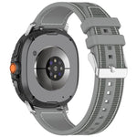 xDfind ハイブリッドナイロン編みシリコンウォッチバンド、Samsung Galaxy Watch 8 / 8 Classic 22mm用