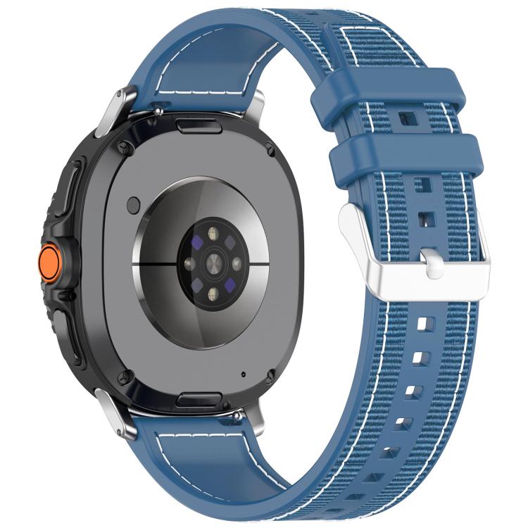 xDfind ハイブリッドナイロン編みシリコンウォッチバンド、Samsung Galaxy Watch 8 / 8 Classic 22mm用
