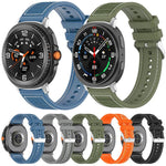xDfind ハイブリッドナイロン編みシリコンウォッチバンド、Samsung Galaxy Watch 8 / 8 Classic 22mm用