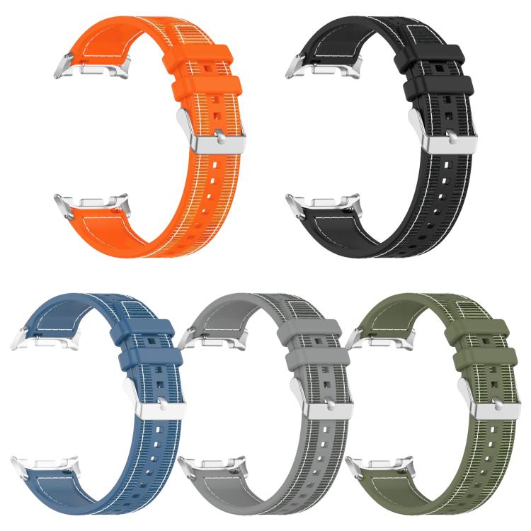 xDfind ハイブリッドナイロン編みシリコンウォッチバンド、Samsung Galaxy Watch 8 / 8 Classic 22mm用