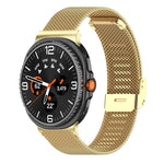 22mm xDfind バックル付きメタルメッシュウォッチバンド、Samsung Galaxy Watch 8 / Watch 8 Classic用