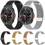 22mm xDfind バックル付きメタルメッシュウォッチバンド、Samsung Galaxy Watch 8 / Watch 8 Classic用