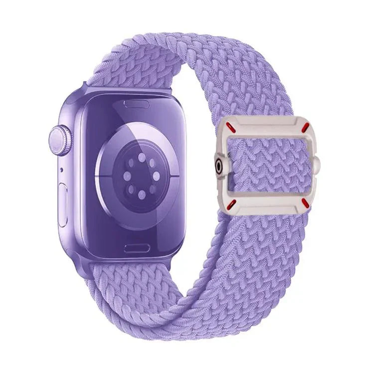 ダブルループ機械式バックルナイロン編みウォッチバンド、Apple Watch 46mm / 49mm / 45mm / 44mm用