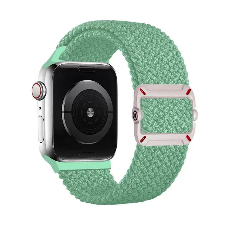 ダブルループ機械式バックルナイロン編みウォッチバンド、Apple Watch 46mm / 49mm / 45mm / 44mm用