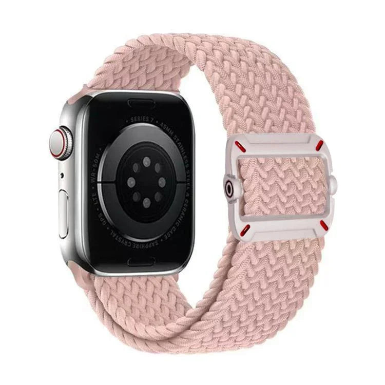 ダブルループ機械式バックルナイロン編みウォッチバンド、Apple Watch 46mm / 49mm / 45mm / 44mm用