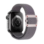 ダブルループ機械式バックルナイロン編みウォッチバンド、Apple Watch 46mm / 49mm / 45mm / 44mm用