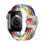 ダブルループ機械式バックルナイロン編みウォッチバンド、Apple Watch 46mm / 49mm / 45mm / 44mm用