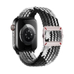 ダブルループ機械式バックルナイロン編みウォッチバンド、Apple Watch 46mm / 49mm / 45mm / 44mm用