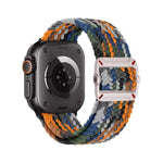 ダブルループ機械式バックルナイロン編みウォッチバンド、Apple Watch 46mm / 49mm / 45mm / 44mm用