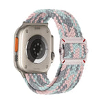 ダブルループ機械式バックルナイロン編みウォッチバンド、Apple Watch 46mm / 49mm / 45mm / 44mm用