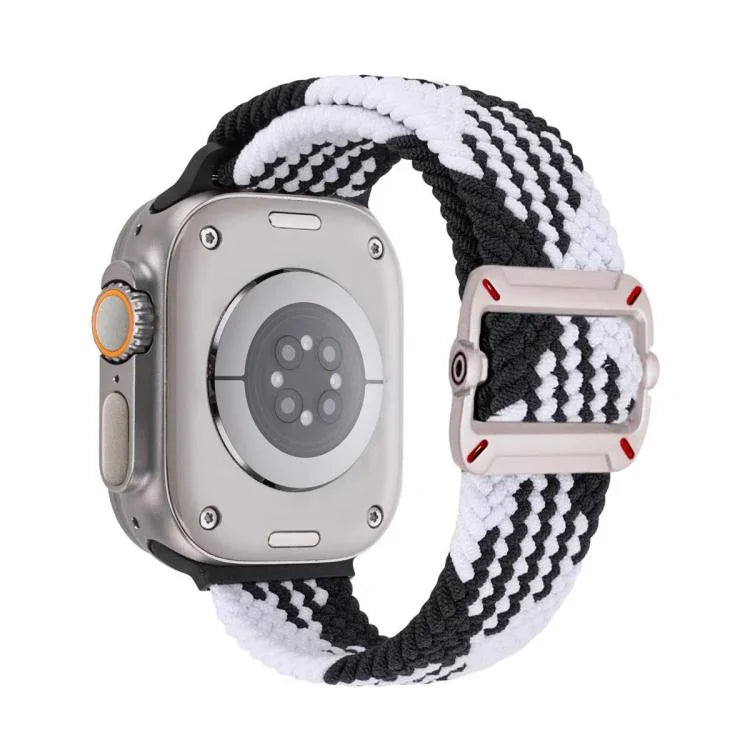 ダブルループ機械式バックルナイロン編みウォッチバンド、Apple Watch 42mm / 41mm / 40mm / 38mm用