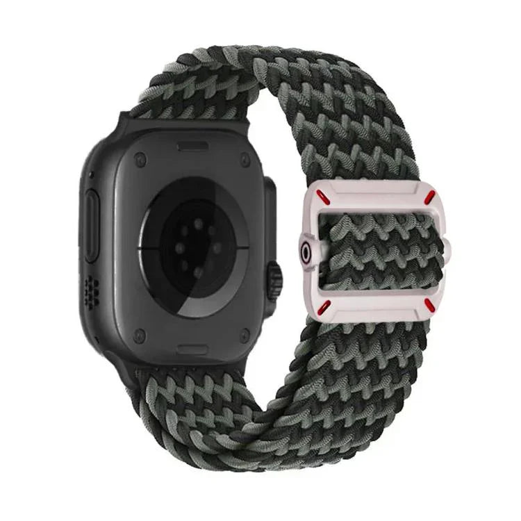ダブルループ機械式バックルナイロン編みウォッチバンド、Apple Watch 42mm / 41mm / 40mm / 38mm用