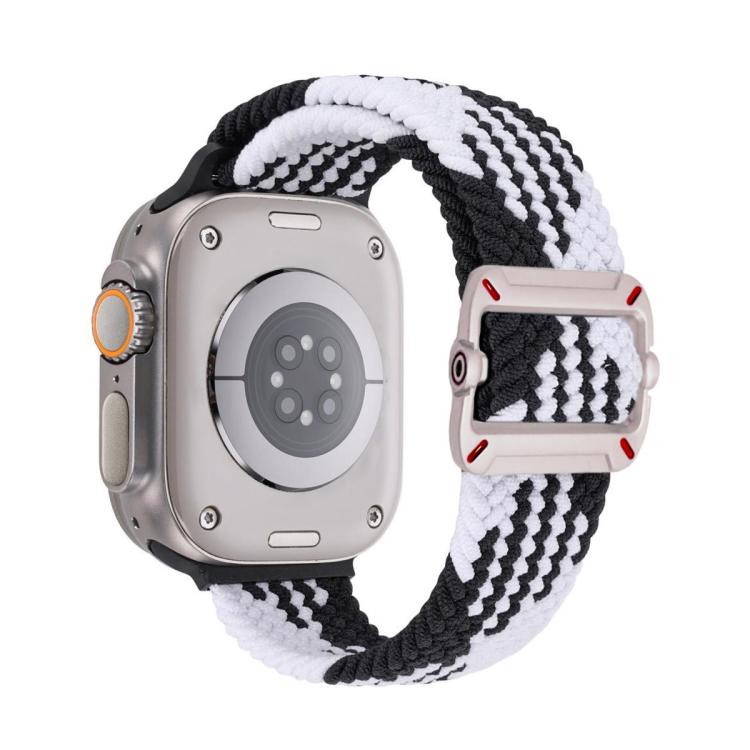 ダブルループ機械式バックルナイロン編みウォッチバンド、Apple Watch 42mm / 41mm / 40mm / 38mm用
