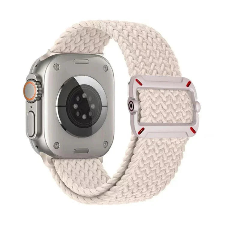 ダブルループ機械式バックルナイロン編みウォッチバンド、Apple Watch 42mm / 41mm / 40mm / 38mm用