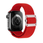 ダブルループ機械式バックルナイロン編みウォッチバンド、Apple Watch 42mm / 41mm / 40mm / 38mm用