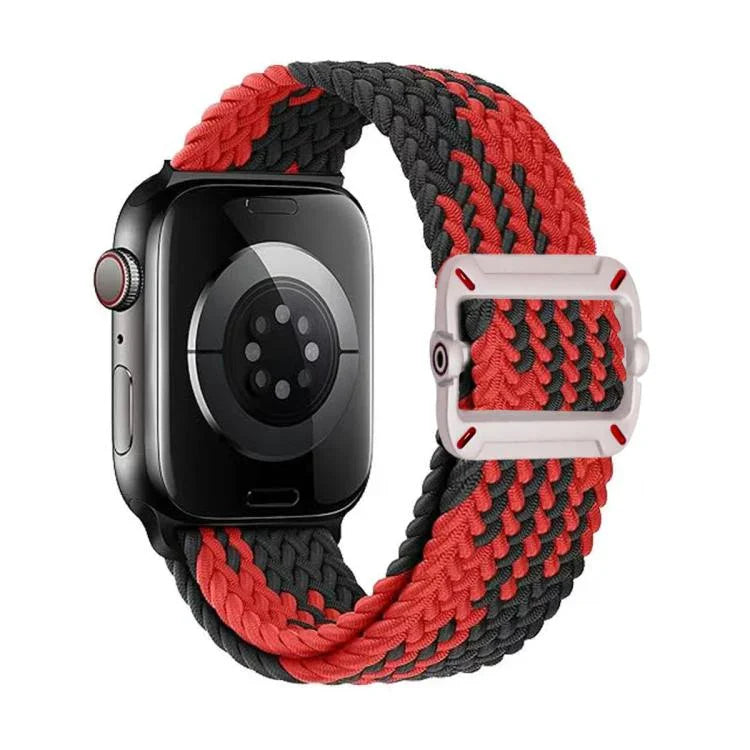 ダブルループ機械式バックルナイロン編みウォッチバンド、Apple Watch 42mm / 41mm / 40mm / 38mm用
