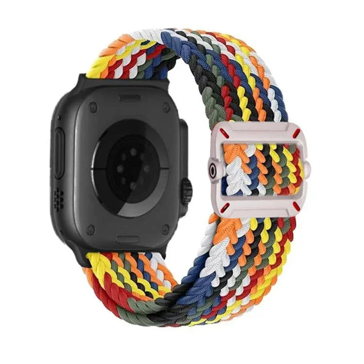 ダブルループ機械式バックルナイロン編みウォッチバンド、Apple Watch 42mm / 41mm / 40mm / 38mm用