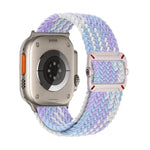 ダブルループ機械式バックルナイロン編みウォッチバンド、Apple Watch 42mm / 41mm / 40mm / 38mm用